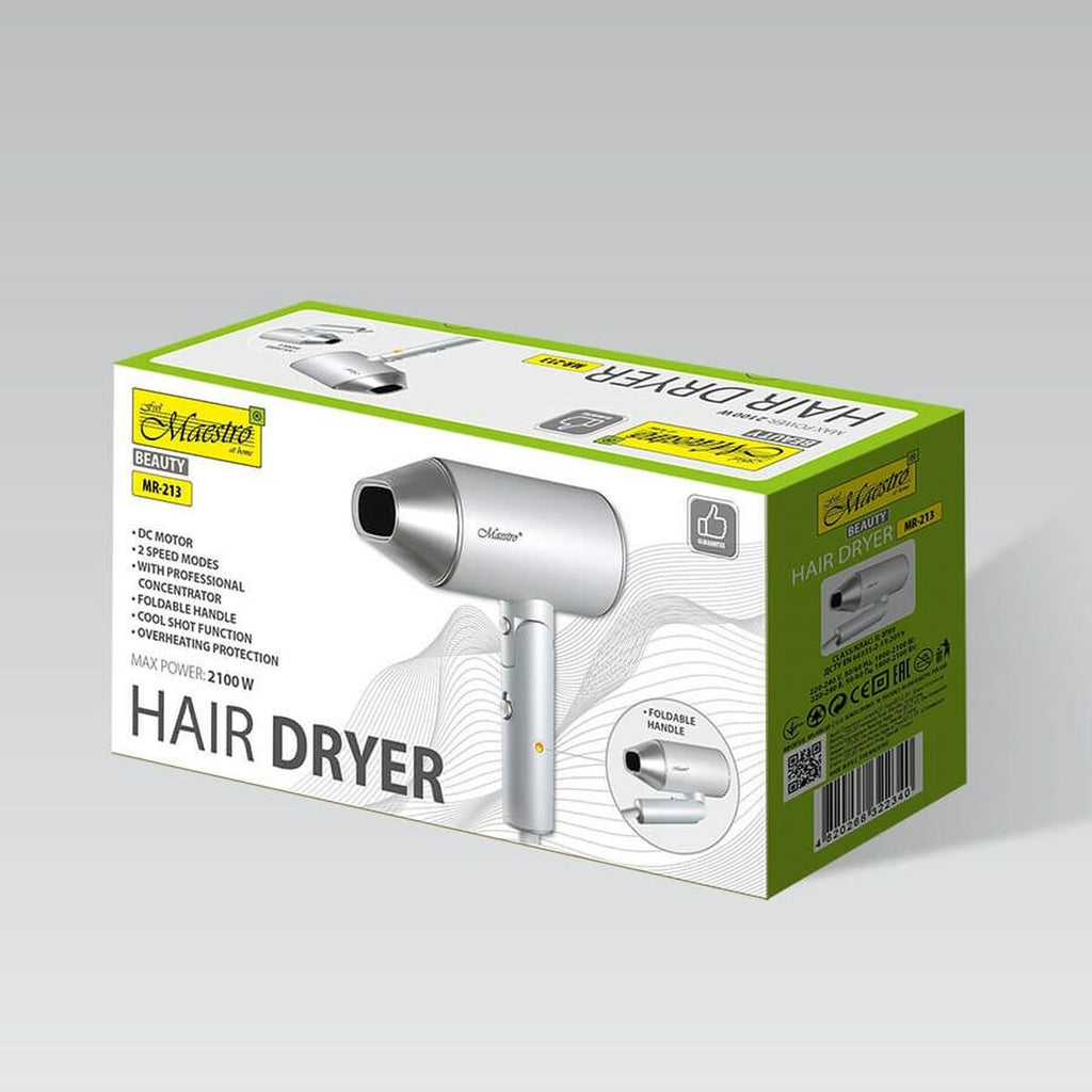 Hairdryer Feel Maestro MR-213 Silver 2100 W-2