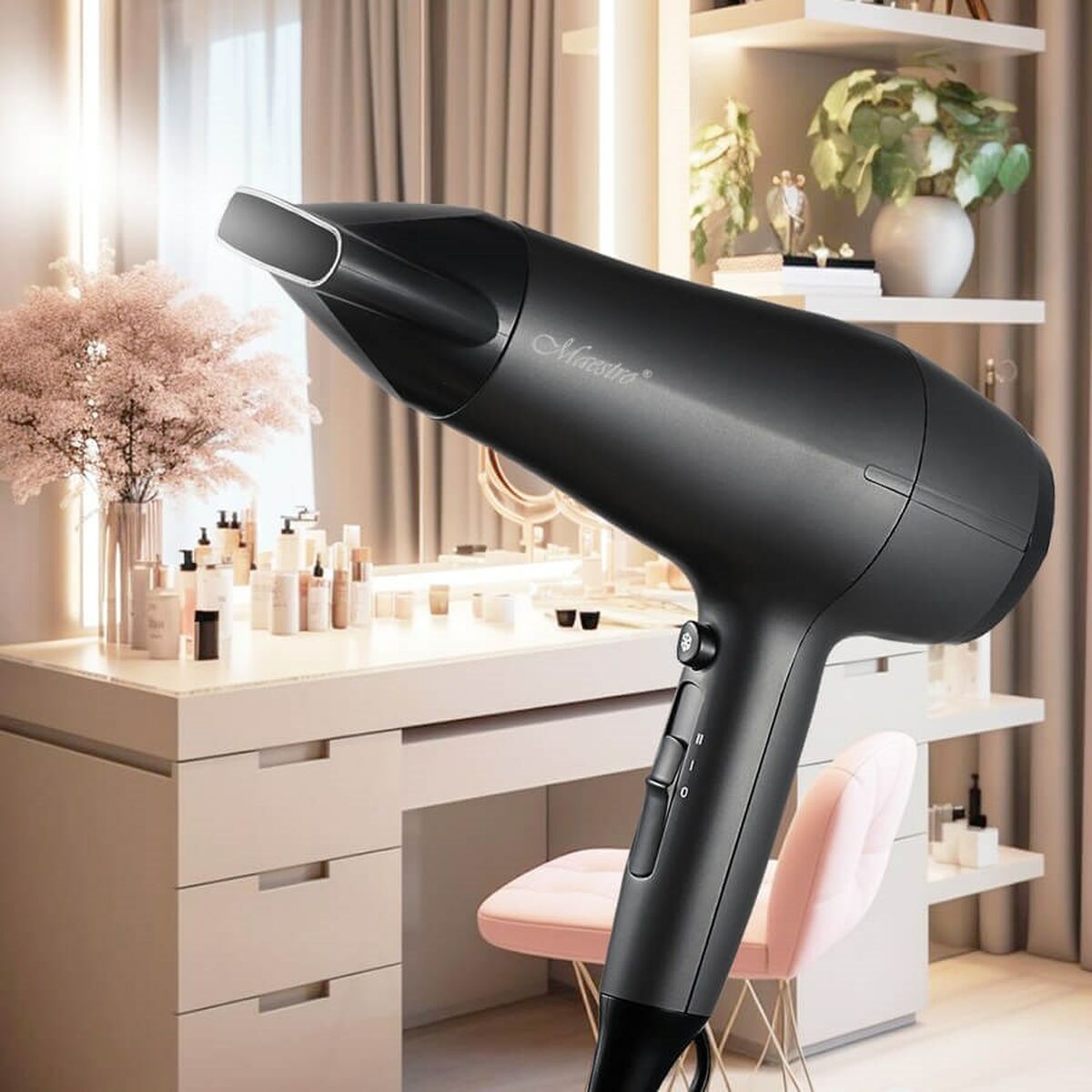 Hairdryer Feel Maestro MR-217 Black Graphite 2200 W-3