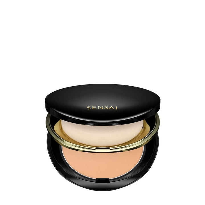 Powder Make-up Base Sensai Total Finish Nº TF103 Warm beige Spf 10 11 g Refill-4