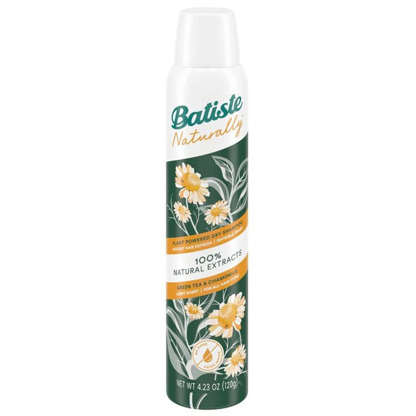 Dry Shampoo Batiste Naturally 200 ml Green Tea Camomile-0