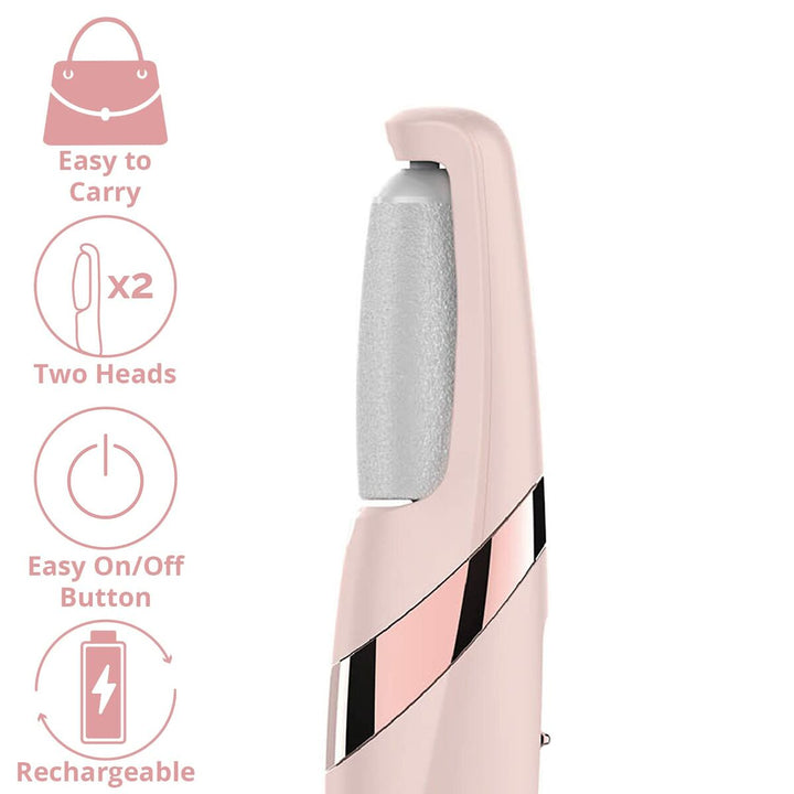 Electric Callus Remover FLAWLESS Pedi Pink-2