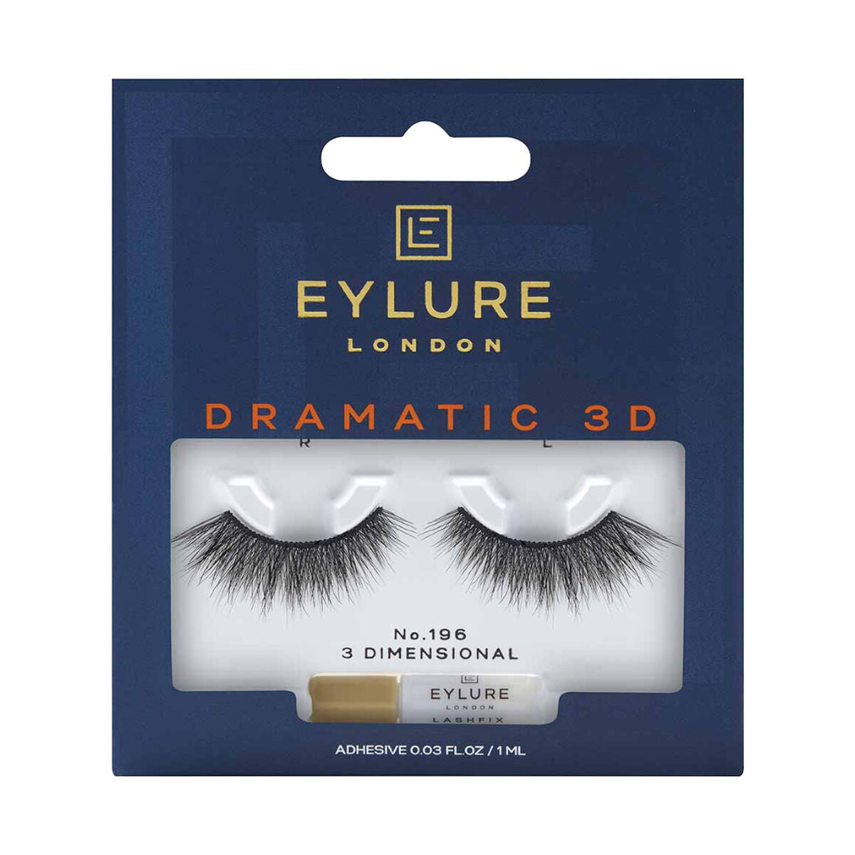 Set of false eyelashes Eylure Dramatic 3D Nº 196-0