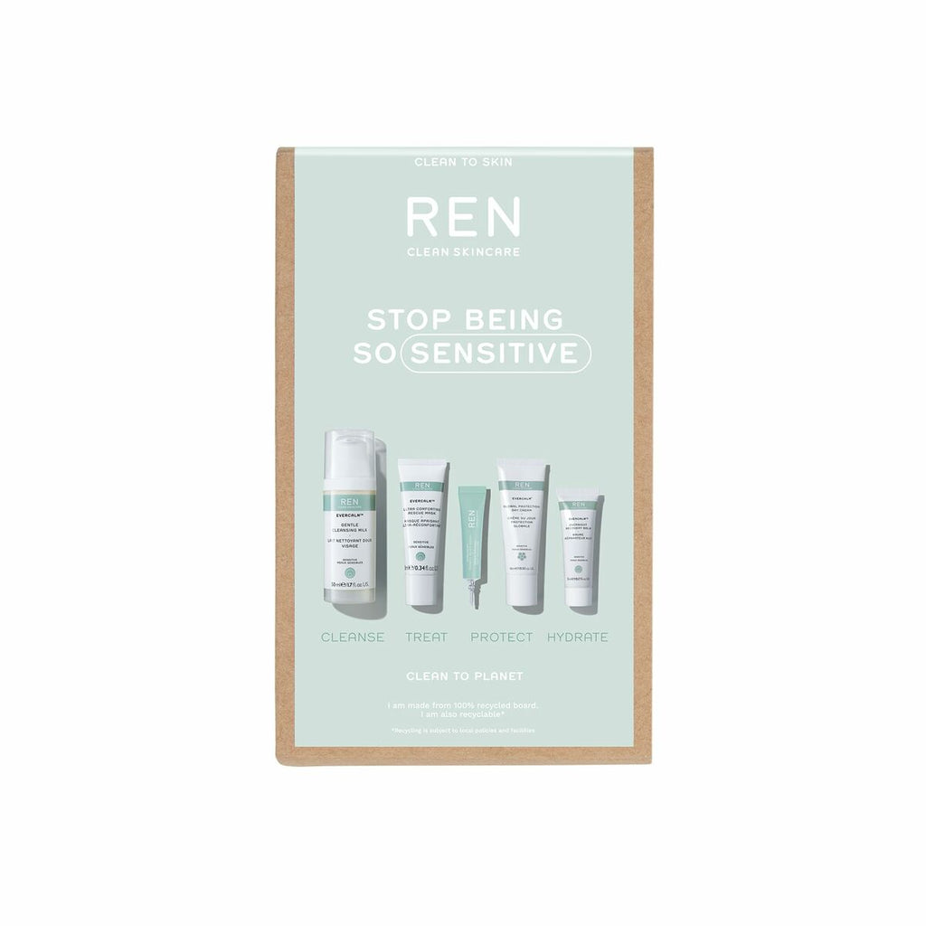 Women's Cosmetics Set Ren Stop Being So Sensitive 5 Pieces-0