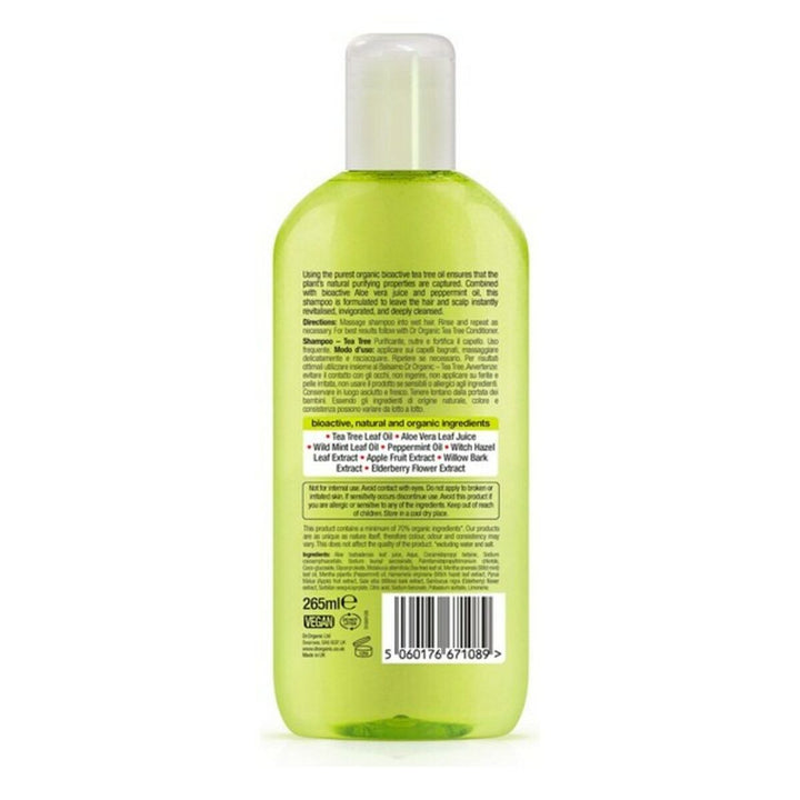 Purifying Shampoo Bioactive Organic Dr.Organic Bioactive Organic 265 ml-1