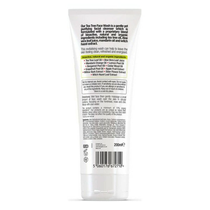 Facial Cleansing Gel Bioactive Organic Dr.Organic DR00243 200 ml-1