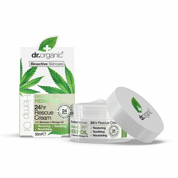 Regenerative Cream Dr.Organic Bioactive Organic 24h Hemp (50 ml) - Cosmova