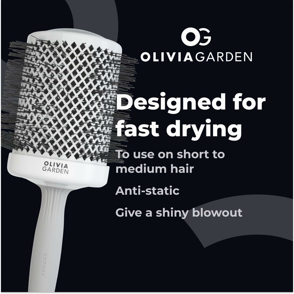 Hairdryer Olivia Garden EXPERT BLOWOUT SHINE Nº 80 Mm-5