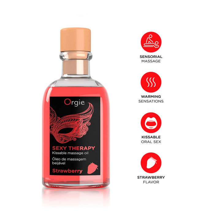 Massage Tranquility Kit Orgie Strawberry 2 Pieces - Cosmova