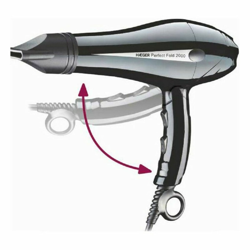 Hairdryer Haeger HD-200.012A 2000W Black 2000 W-2