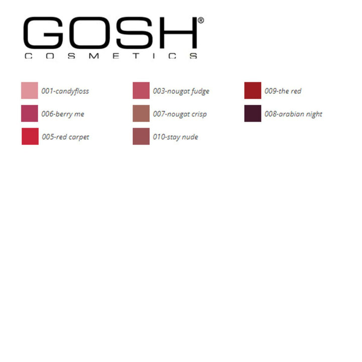 Lipstick Liquid Matte Gosh Copenhagen (4 ml) - Cosmova