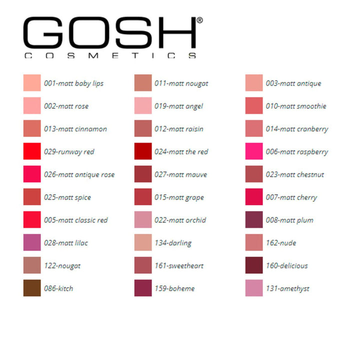 Lipstick Velvet Touch Gosh Copenhagen (4 g) - Cosmova