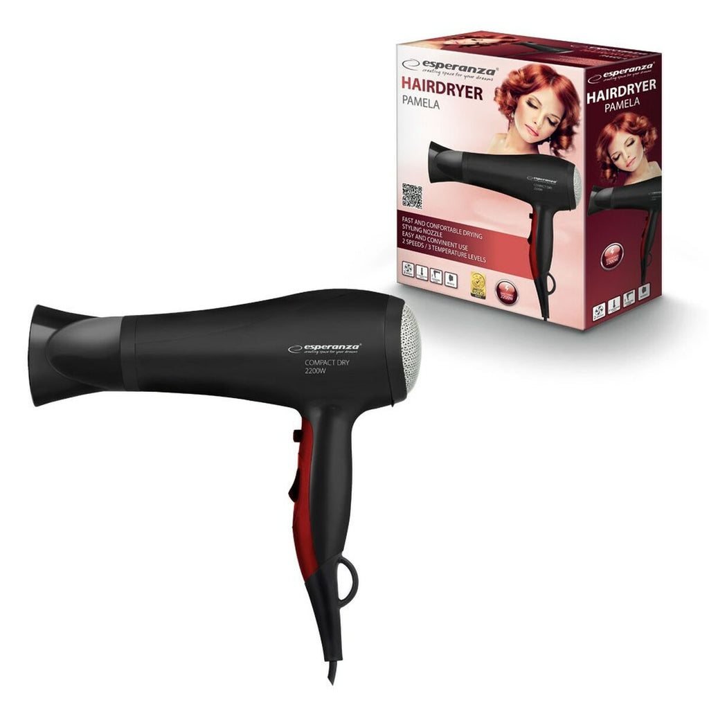 Hairdryer Esperanza EBH004K Black 2200 W-3