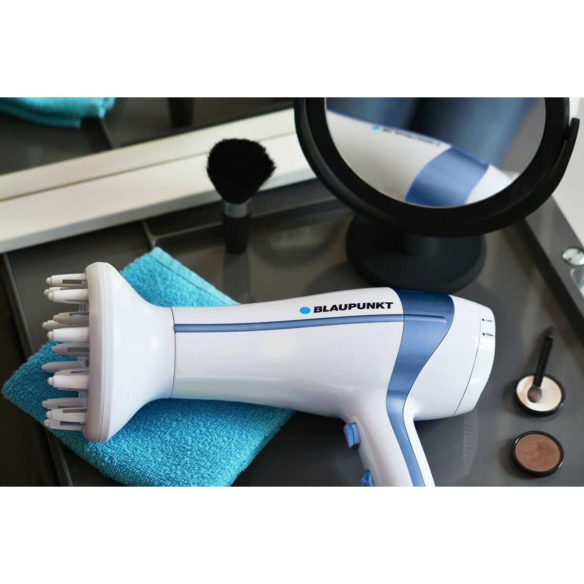 Hairdryer Blaupunkt HDD501BL Blue White Printed 2000 W-2