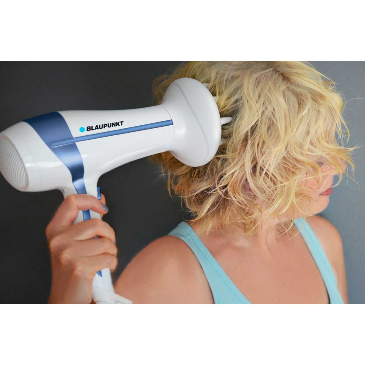 Hairdryer Blaupunkt HDD501BL Blue White Printed 2000 W-1