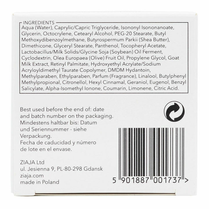 Day Cream Ziaja Leche De Cabra 50 ml Goat's milk - Cosmova