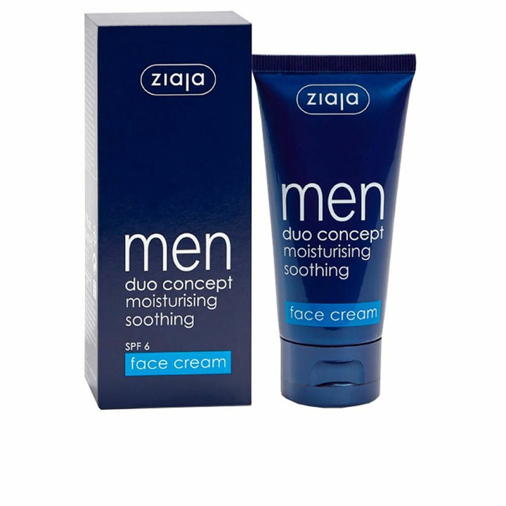 Hydrating Facial Cream Ziaja Men Spf 6 (50 ml) - Cosmova