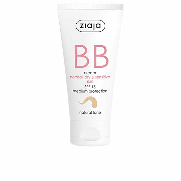 Hydrating Cream with Colour Ziaja Bb Cream Natural Spf 15 50 ml - Cosmova