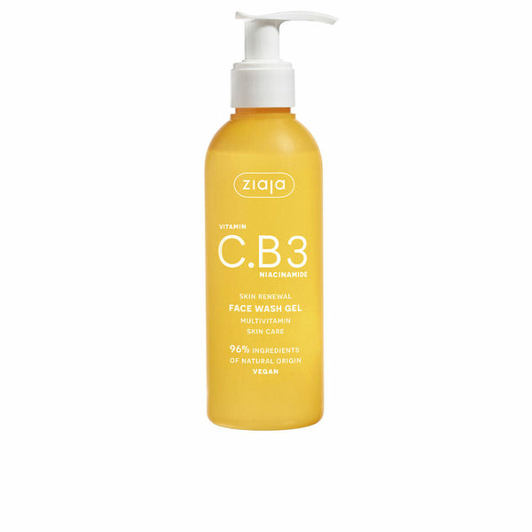 Facial Cleansing Gel Ziaja Vitamin C.B3 Niacinamide 190 ml-0