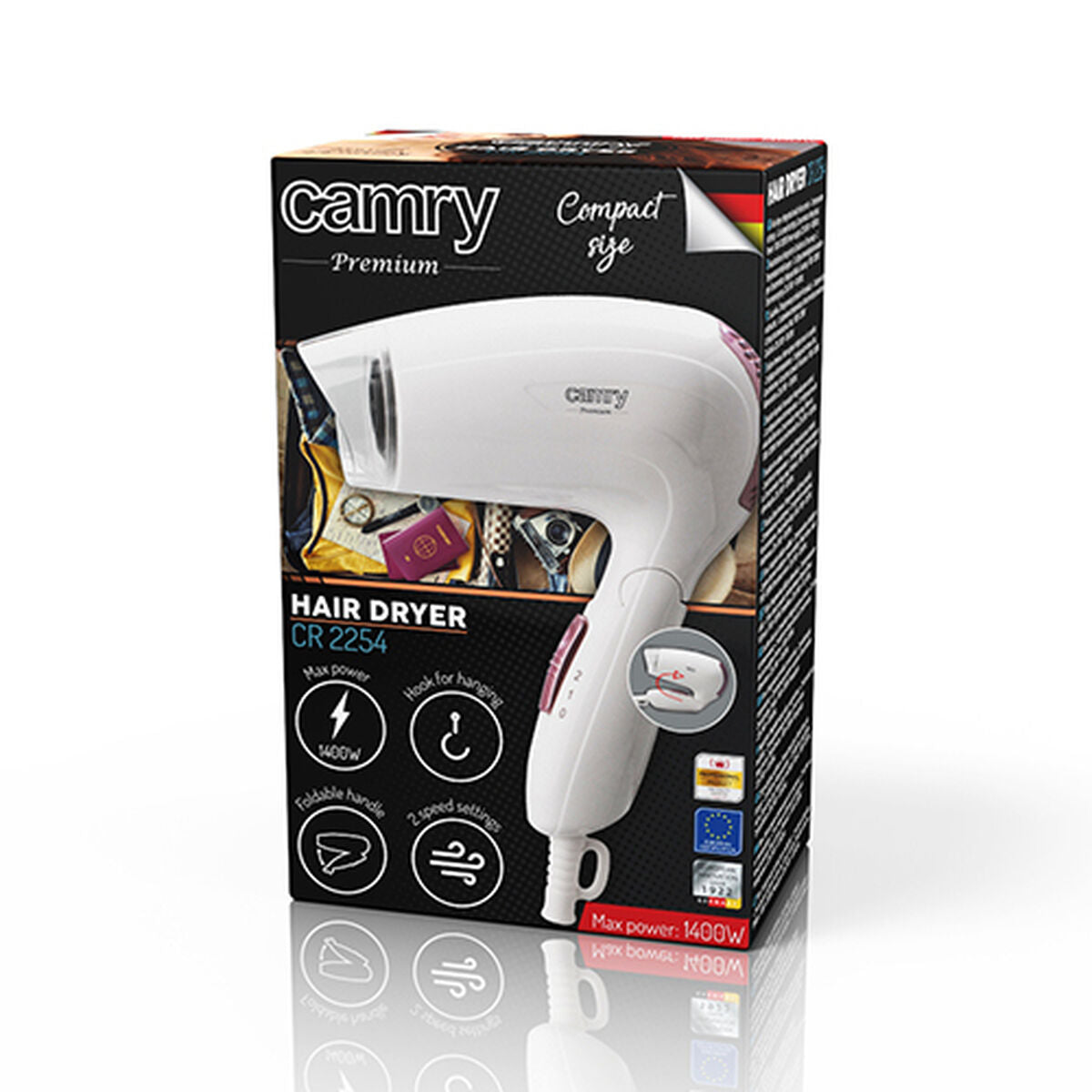 Hairdryer Adler CR 2254 White 1200 W-14