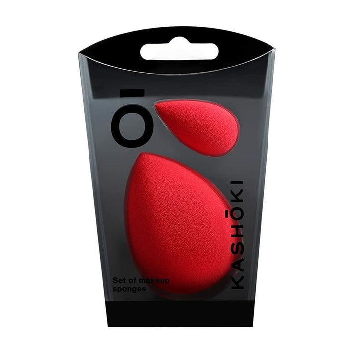 Make-up Sponge Kashōki Kashoki Esponjas Lote Red 2 Pieces-1