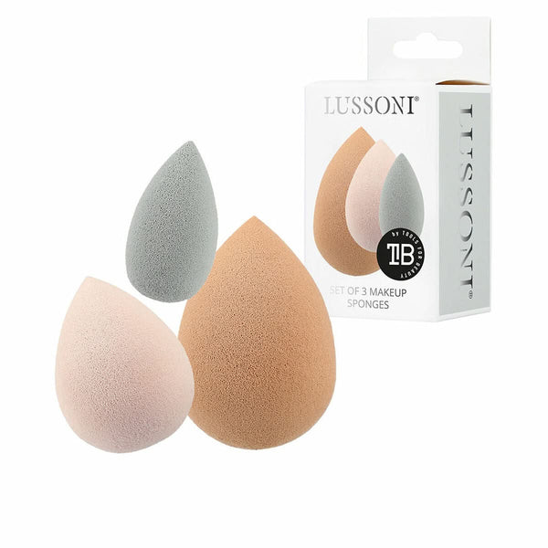 Make-up Sponge Lussoni Esponjas Lote Multicolour 3 Pieces-0