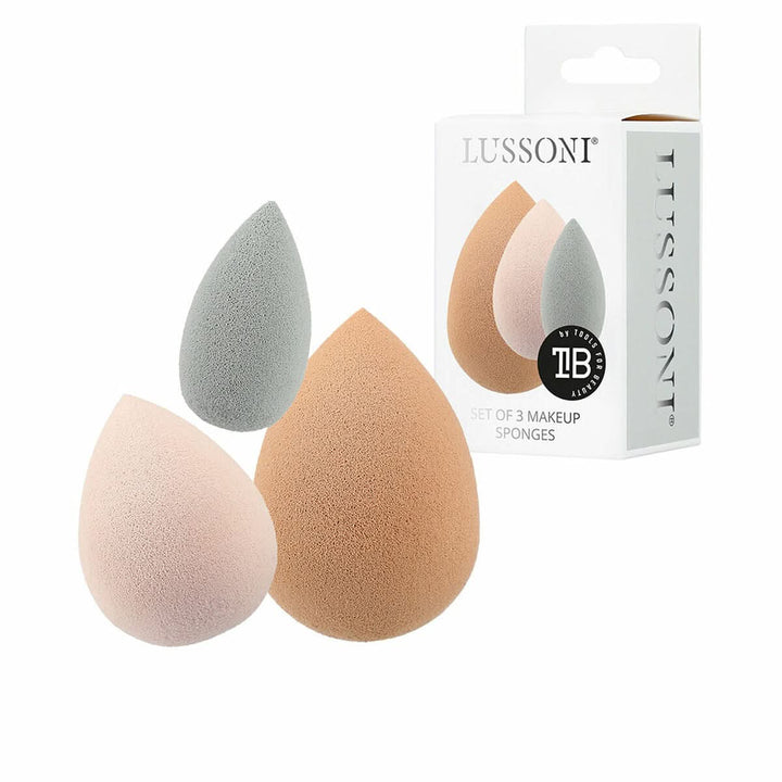 Make-up Sponge Lussoni Esponjas Lote Multicolour 3 Pieces-0
