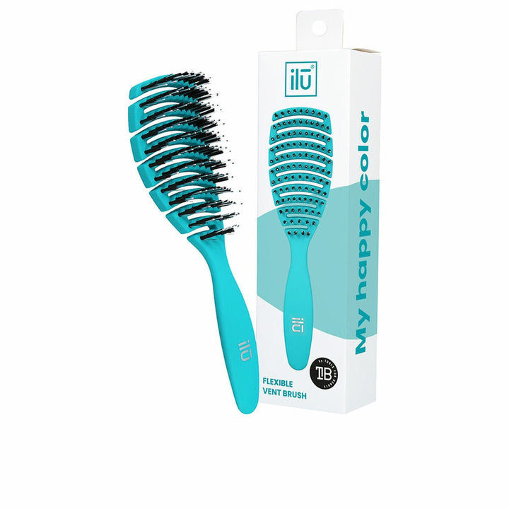 Detangling Hairbrush Ilū Flexible Vent Blue (1 Unit) - Cosmova