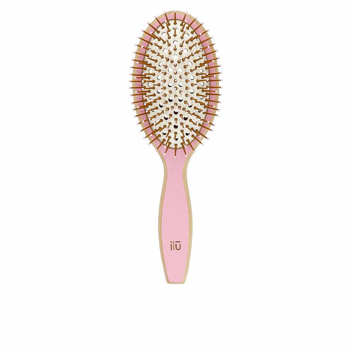 Detangling Hairbrush Ilū Bamboom Large Pink Oval - Cosmova