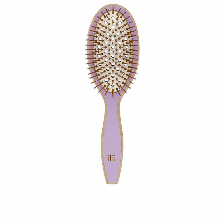 Detangling Hairbrush Ilū Bamboom Purple Oval - Cosmova