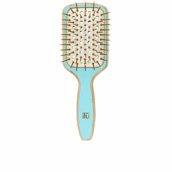 Detangling Hairbrush Ilū Bamboom Squared Blue - Cosmova