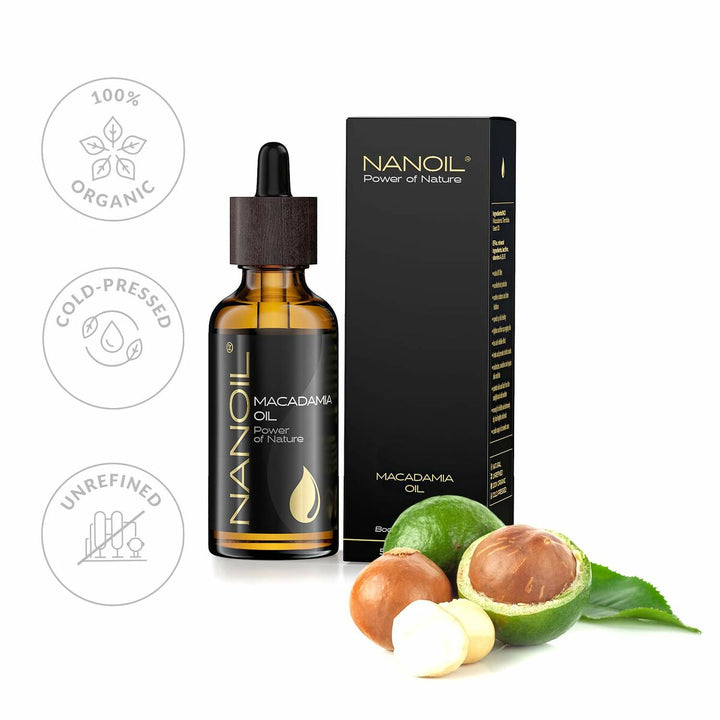 Body Oil Nanoil Power Of Nature Macadamia nut oil (50 ml) - Cosmova