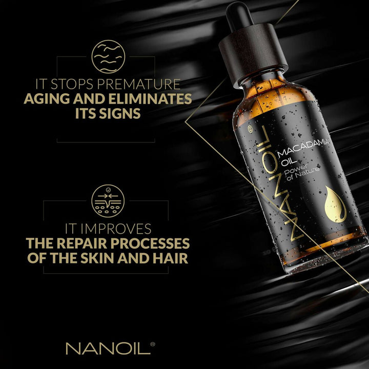 Body Oil Nanoil Power Of Nature Macadamia nut oil (50 ml) - Cosmova