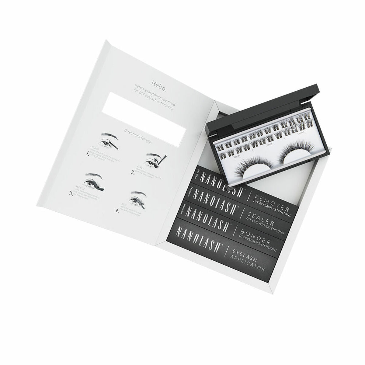 Set of false eyelashes Nanolash Fantasy 5 Pieces-0