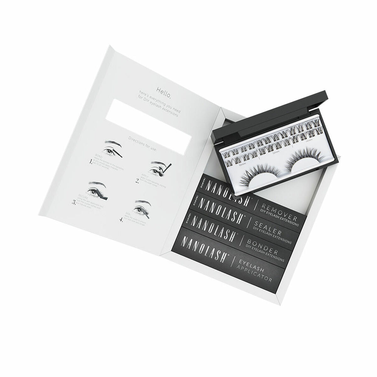 Set of false eyelashes Nanolash Charm 5 Pieces-0
