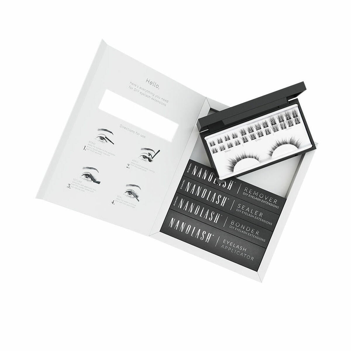 Set of false eyelashes Nanolash Divine 5 Pieces-0