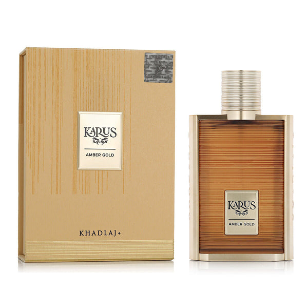 Unisex Perfume Khadlaj Karus Amber Gold EDP 100 ml-0