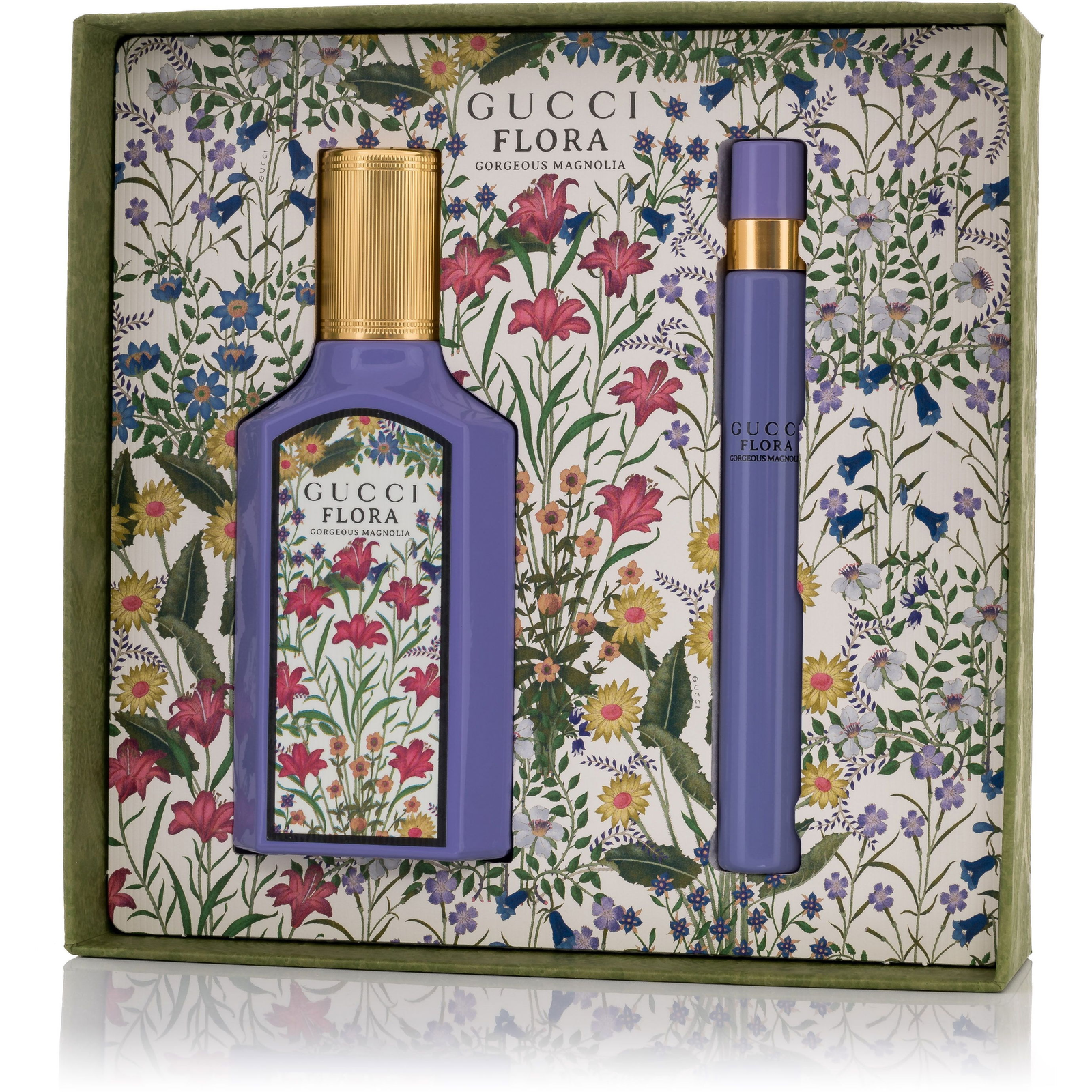 Gucci GUCCI SET (FLORA GORGEOUS MAGNOLIA (W) EDP/S 50ML + TRAVEL SPRAY 10ML) (3616304956966)-0