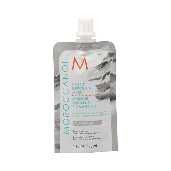 Hair Mask Moroccanoil Color Depositing 30 ml Silver - Cosmova