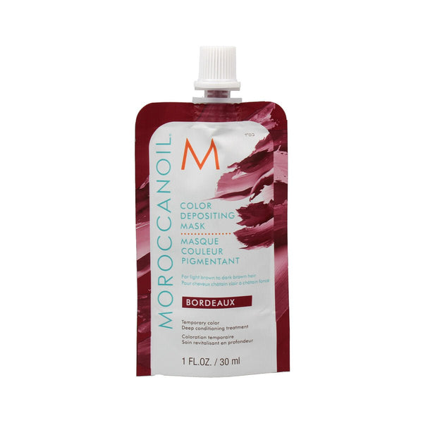 Hair Mask Moroccanoil Depositing Bordeaux 30 ml - Cosmova