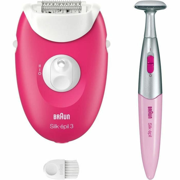 Electric Hair Remover Braun 3-202 Fuchsia-0