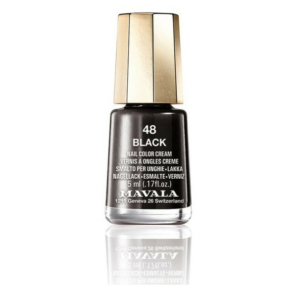 Nail polish Nail Color Cream Mavala 48-black (5 ml)-0