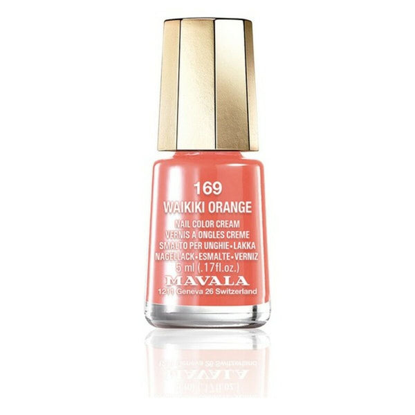 Nail polish Nail Color Cream Mavala 169-waikiki orange (5 ml)-0