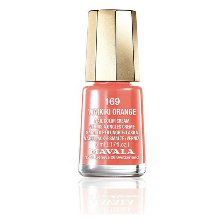 Nail polish Nail Color Cream Mavala 169-waikiki orange (5 ml)-0