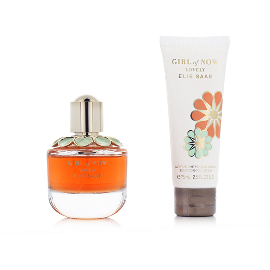 Women's Perfume Set Elie Saab EDP Girl Of Now Lovely 2 Pieces-1
