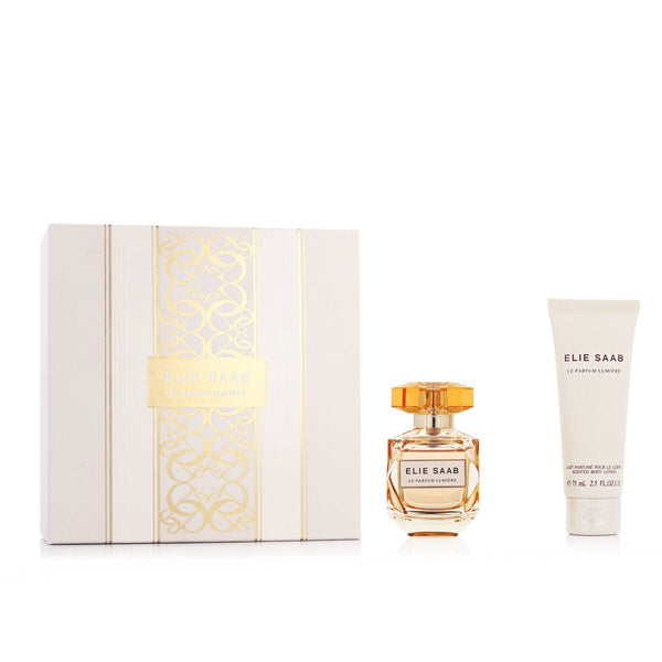 Women's Perfume Set Elie Saab EDP Le Parfum Lumiere 2 Pieces - Cosmova