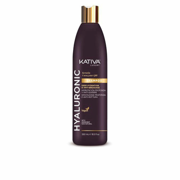 Shampoo Kativa Hyaluronic Coenzyme Q10 Keratine (550 ml)-0