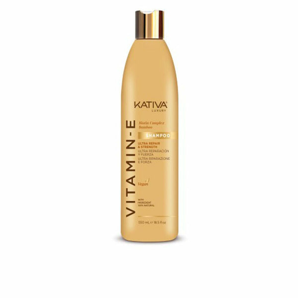 Shampoo Kativa Biotina & Bamboo Vitamin E (550 ml) - Cosmova