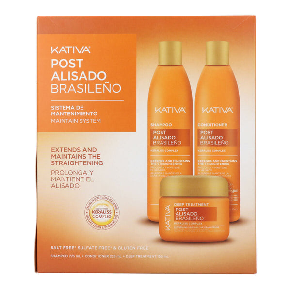 Shampoo and Conditioner Kativa Post Alisado-0