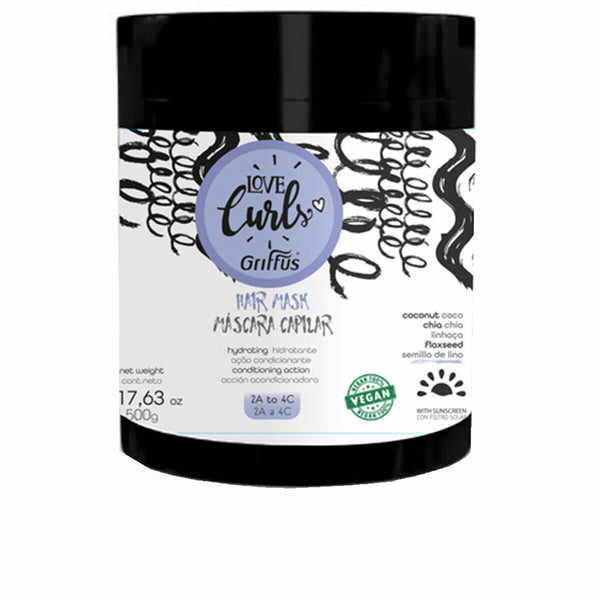 Restorative Hair Mask Griffus LOVE CURLS 500 g-0