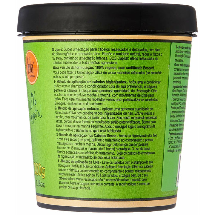 Hair Mask Lola Cosmetics Olive 200 g - Cosmova